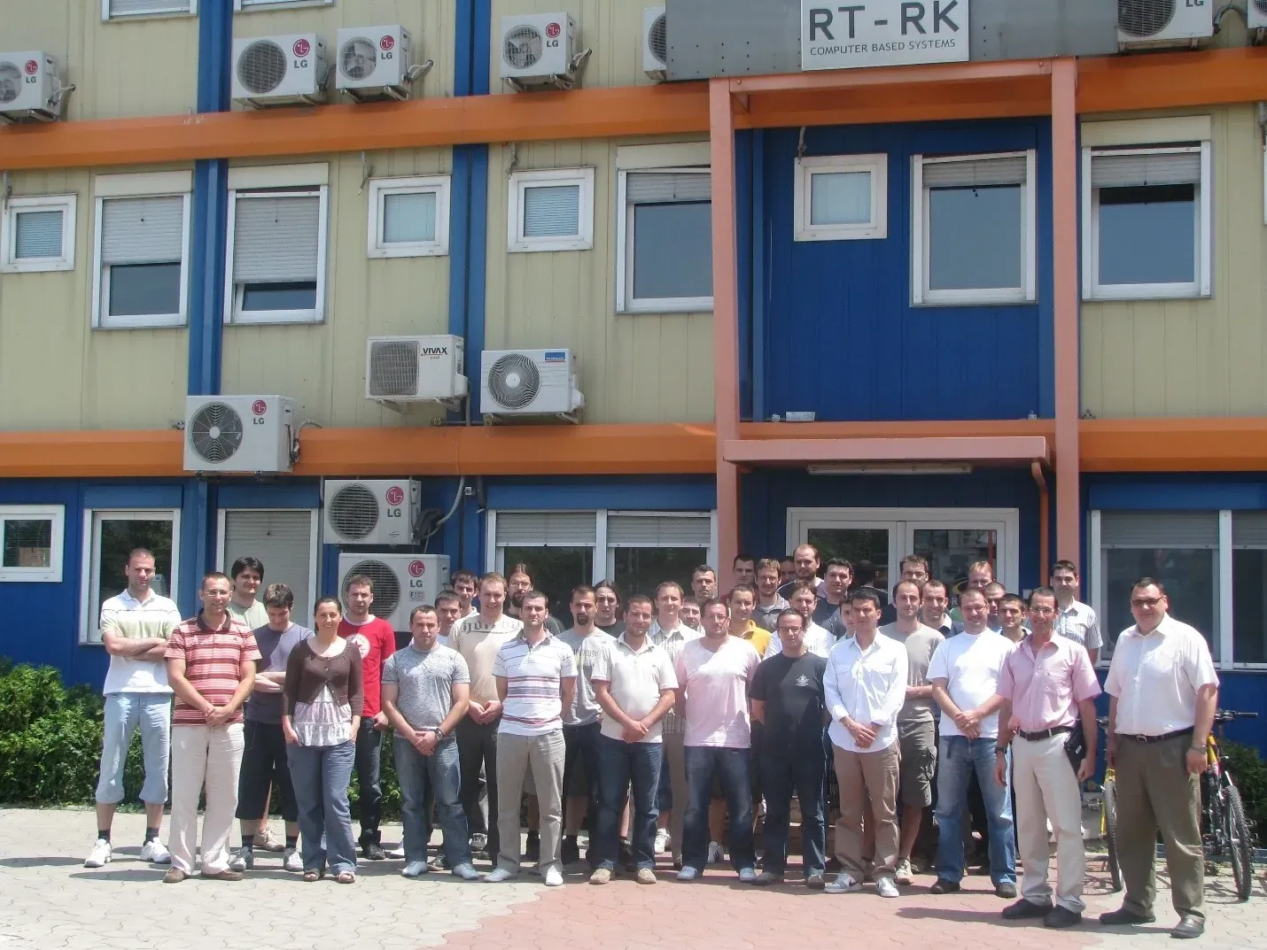 Giora Golan, VP engineering ZORAN, visiting the team in Novi Sad, 2012