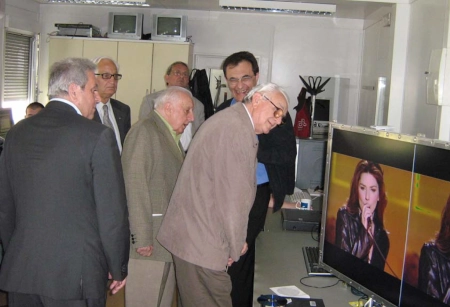 Members of the Serbian Academy Of Sciences And Arts visiting our TV software development lab